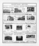 Fennimore Bank, Park Hotel, Shattuck Drug, Kelley, Potosi Garage, Woodman Bank, Mt. Hope, Prairie City Monument, Grant County 1918